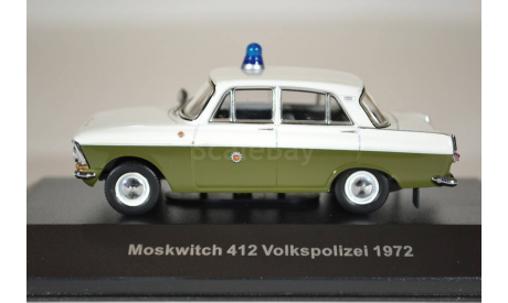 Москвич 412 Volkspolizei Народная полиция ГДР 1972, масштабная модель, IST Models, 1:43, 1/43