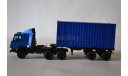 Камаз 5410 контейнеровоз_син.син, масштабная модель, scale43