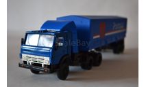 Камаз 5410 с п.пр тент Россия, синий, масштабная модель, Элекон, 1:43, 1/43