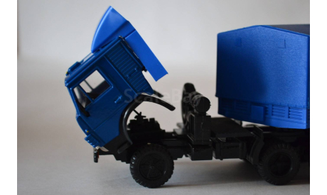 Камаз 5410 с п.пр тент Россия, синий, масштабная модель, Элекон, 1:43, 1/43