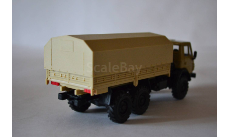 Камаз 4310 с тентом песочн, масштабная модель, АРЕК (Элекон), 1:43, 1/43