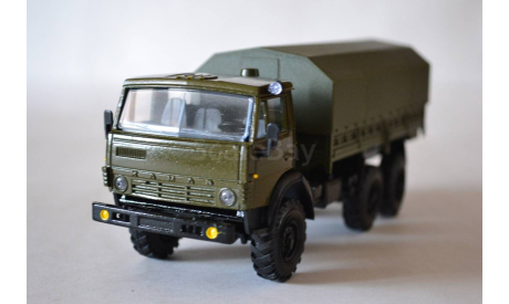 Камаз 4310 с тентом хаки, масштабная модель, АРЕК (Элекон), 1:43, 1/43