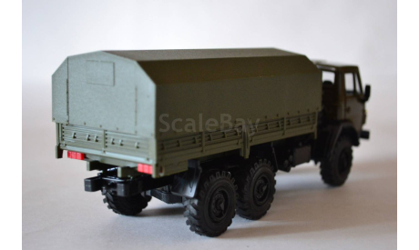 Камаз 4310 с тентом хаки, масштабная модель, АРЕК (Элекон), 1:43, 1/43