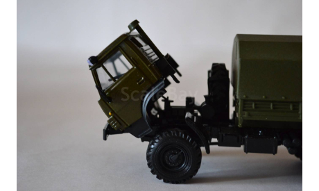 Камаз 4310 с тентом хаки, масштабная модель, АРЕК (Элекон), 1:43, 1/43