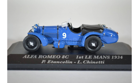 Alfa Romeo 8C P.EtancelinN-L.Cinetti #9 winner Le Mans 1934, масштабная модель, Alfa Romeo Sport Collection, 1:43, 1/43