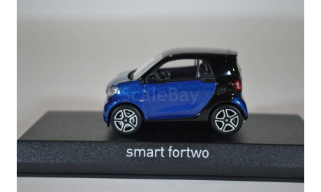 Smart Fortwo (С453) 2015 BlackBlue, масштабная модель, Norev, scale43