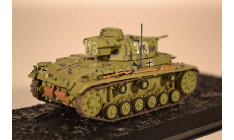 PZ.KPFW.III AUSF.G (Sd.Kfz.141) 21. Panzerdivision 1941, масштабная модель, scale72, Altaya