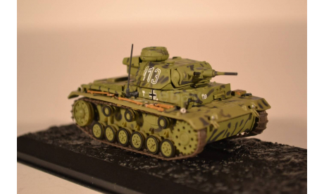 PZ.KPFW.III AUSF.G (Sd.Kfz.141) 21. Panzerdivision 1941, масштабная модель, scale72, Altaya