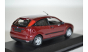 Ford Focus 3d 1998 бордовый, масштабная модель, Minichamps, 1:43, 1/43