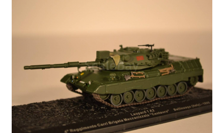 Leopard 1 A 2 4° Reggimento Carri Brigata Meccanizzata Centauro - Bellinzago (Italy) - 1998, масштабные модели бронетехники, 1:72, 1/72, Altaya