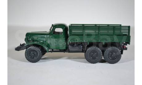 ЗИЛ-157К бортовой (тёмно-зелёный), масштабная модель, Автоистория (АИСТ), scale43