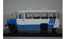 Пригородный автобус КАвЗ-3976 (бело-голубой), масштабная модель, КамАЗ, Start Scale Models (SSM), 1:43, 1/43