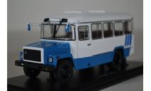 Пригородный автобус КАвЗ-3976 (бело-голубой), масштабная модель, КамАЗ, Start Scale Models (SSM), scale43