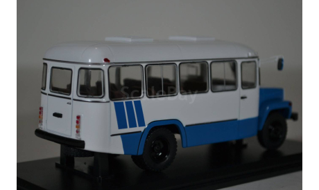 Пригородный автобус КАвЗ-3976 (бело-голубой), масштабная модель, КамАЗ, Start Scale Models (SSM), scale43