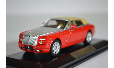 ROLLS-ROYCE PHANTOM Drophead Coupe 2007 Red, масштабная модель, IXO Road (серии MOC, CLC), 1:43, 1/43
