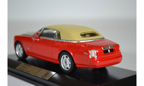 ROLLS-ROYCE PHANTOM Drophead Coupe 2007 Red, масштабная модель, IXO Road (серии MOC, CLC), 1:43, 1/43