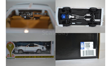 FORD Mustang II King Cobra 1978 белый золотой, масштабная модель, Greenlight Collectibles, 1:18, 1/18