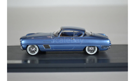 DODGE Firearrow III Concept Ghia Exner 1954 Metallic Blue, масштабная модель, Matrix, 1:43, 1/43