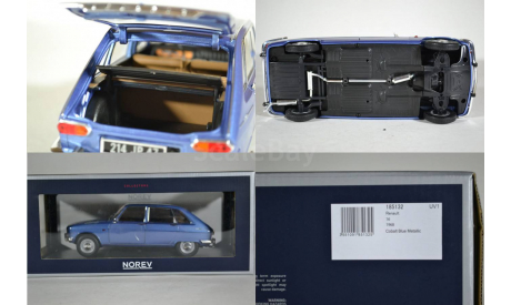 RENAULT 16 1968 синий мет (Norev 185132), масштабная модель, 1:18, 1/18