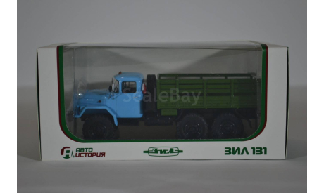 ЗИЛ-131 бортовой (6x6) голубойзелёный, масштабная модель, 1:43, 1/43
