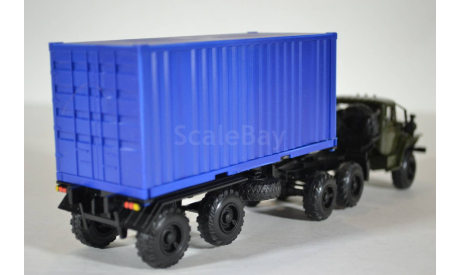 урал контейнеровоз, масштабная модель, 1:43, 1/43