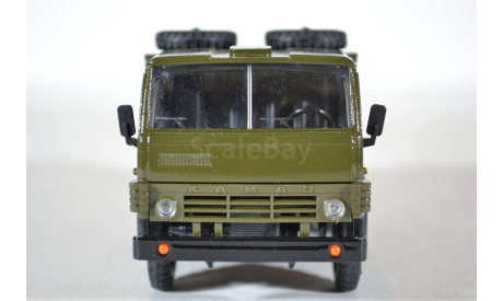 Камаз 55111 с 2 мя запасными колесами (хаки), масштабная модель, Элекон, 1:43, 1/43