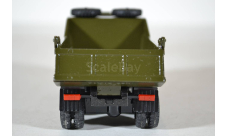 Камаз 55111 с 2 мя запасными колесами (хаки), масштабная модель, Элекон, 1:43, 1/43