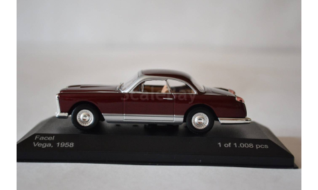 Facel Vega 1958, масштабная модель, WhiteBox, scale43