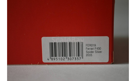 Ferrari F430 Spyder 2005 (FERO19), масштабная модель, IXO Ferrari (серии FER, SF), scale43