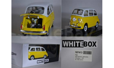 Fiat 600 (187413), масштабная модель, WhiteBox, scale24