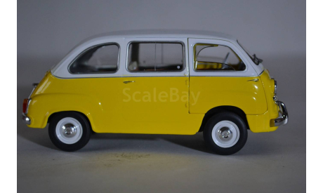 Fiat 600 (187413), масштабная модель, WhiteBox, scale24