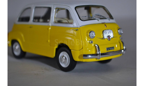 Fiat 600 (187413), масштабная модель, WhiteBox, scale24