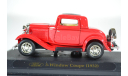 Ford 3 Window Coupe 1932 красн, масштабная модель, Yat Ming, 1:43, 1/43