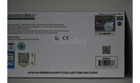Ford Fusion DSNY 2013 (86053), масштабная модель, Greenlight Collectibles, scale43
