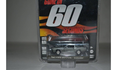 Ford Mustang 1967 Eleanor, масштабная модель, Greenlight Collectibles, scale64