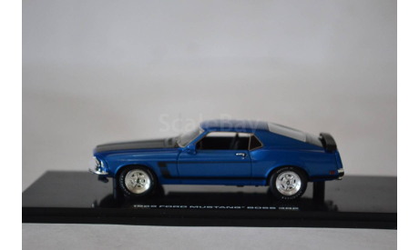 Ford Mustang Boss 302 1969 bl.bl., масштабная модель, 1:43, 1/43