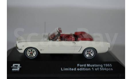 Ford Mustang Convertible 1965 Off White, масштабная модель, Triple 9, scale43