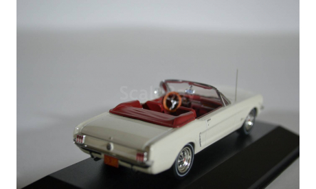 Ford Mustang Convertible 1965 Off White, масштабная модель, Triple 9, scale43