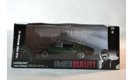 Ford Mustang GT 1968 __BULLITT, масштабная модель, Greenlight Collectibles, scale43