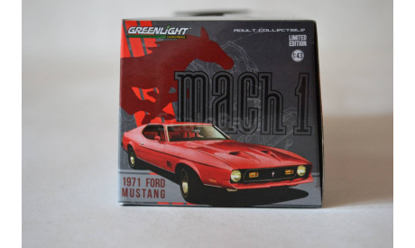 Ford Mustang Mach 1 1971 (86304), масштабная модель, Greenlight Collectibles, 1:43, 1/43