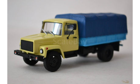 ГАЗ 33073 беж.син., масштабная модель, Автоистория (АИСТ), 1:43, 1/43