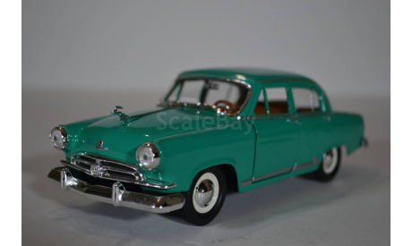 Газ М21 Волга 1957 (морская волна), масштабная модель, YatMing (RoadSignature), scale24