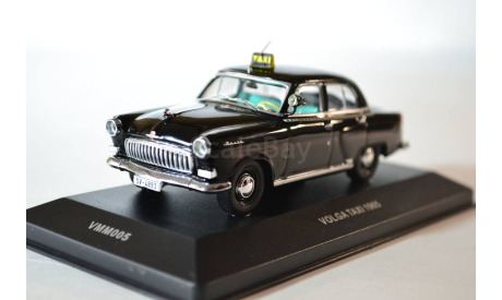 Газ М21 Волга TAXI 1960, масштабная модель, IXO Road (серии MOC, CLC), 1:43, 1/43