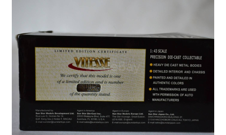 Hammer R005 Desert Storm, масштабная модель, Vitesse, 1:43, 1/43