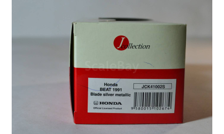 Honda Beat 1991 silver metallic, масштабная модель, J-Collection, 1:43, 1/43
