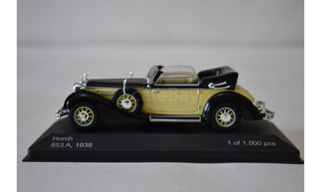 Horch 853A 1938, масштабная модель, WhiteBox, 1:43, 1/43