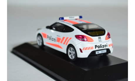 Hyundai Veloster 2012 Police Switzerland, масштабная модель, Premium X, scale43