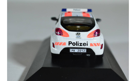 Hyundai Veloster 2012 Police Switzerland, масштабная модель, Premium X, scale43
