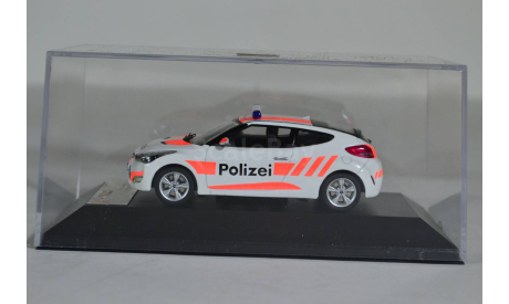 Hyundai Veloster 2012 Police Switzerland, масштабная модель, Premium X, scale43