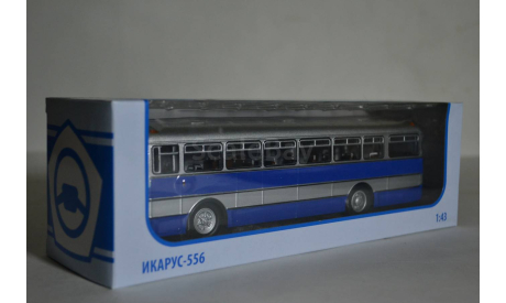 IKARUS 556 (сер-син), масштабная модель, Советский Автобус, scale43